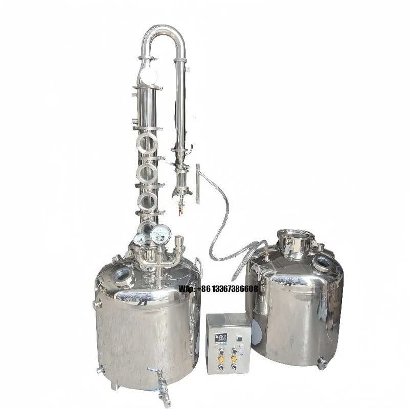 50L-1000L Beverage Wine Machines Distilling Equipment for Whiskey Vodka Rum with Receiving Tank
50L-1000L Beverage Wine Machines Distilling Equipment for Whiskey Vodka Rum with Receiving Tank