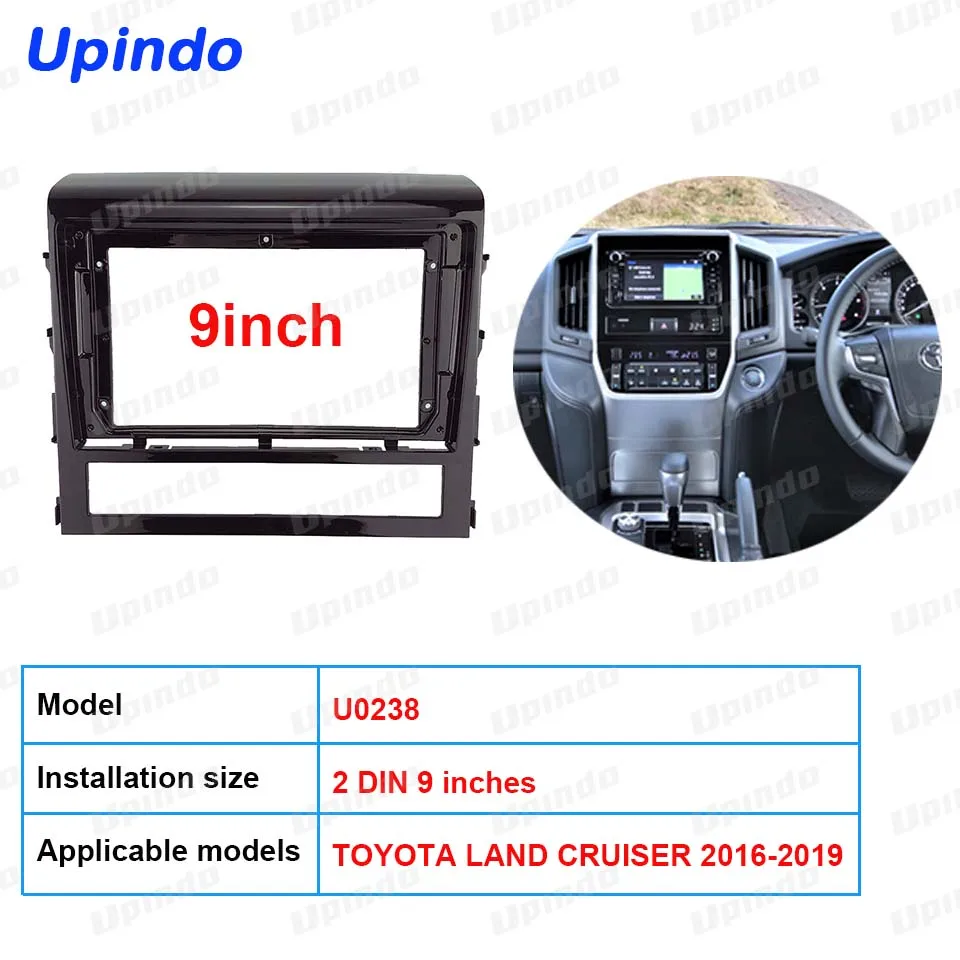 2Din 9 Inch Android Car Stereo Dash Kit for TOYOTA LAND CRUISER 2016-2019, GPS Navigation Multimedia ABS Frame Panel
2Din 9 Inch Android Car Stereo Dash Kit for TOYOTA LAND CRUISER 2016-2019, GPS Navigation Multimedia ABS Frame Panel
