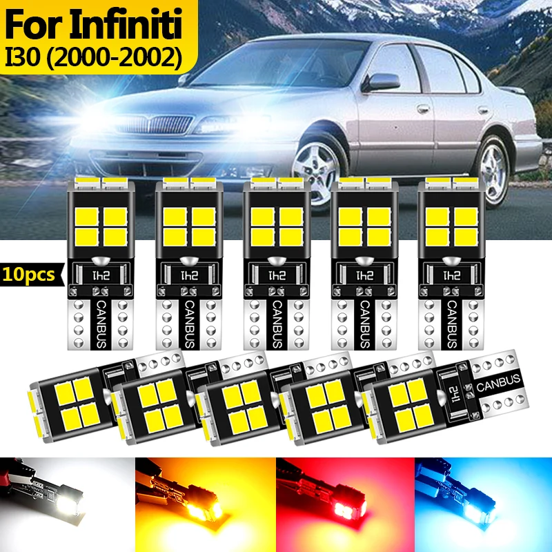 10PCS 12v For Infiniti I30 2000 2001-2002 LED Clearance Light Parking Bulb Lamp W5W T10 194 Canbus car accessories
10PCS 12v For Infiniti I30 2000 2001-2002 LED Clearance Light Parking Bulb Lamp W5W T10 194 Canbus car accessories