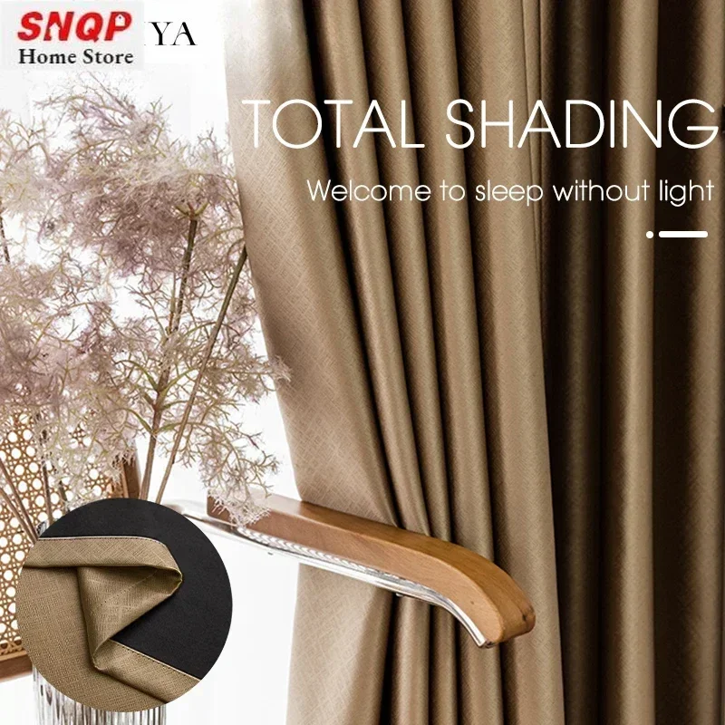 Thicken 99% Blackout Curtains for Living Room Bedroom Dining Window Luxury Thermal Cortinas Rideaux Treatment Drapes Decoration
Thicken 99% Blackout Curtains for Living Room Bedroom Dining Window Luxury Thermal Cortinas Rideaux Treatment Drapes Decoration