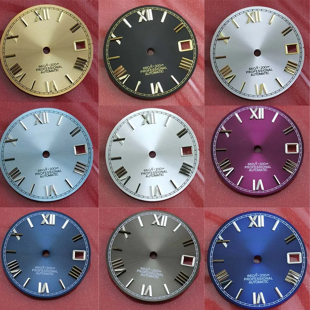 The new Roman digital log modified dial 28.5mm sun pattern literal fit NH35 movement
The new Roman digital log modified dial 28.5mm sun pattern literal fit NH35 movement