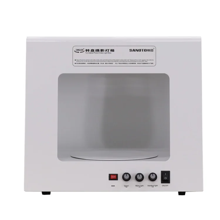 Sanoto Digital TB30 Light Box for Jewelry Photography, Dimmable 3000-5500K, With Rotating Turntable.
Sanoto Digital TB30 Light Box for Jewelry Photography, Dimmable 3000-5500K, With Rotating Turntable.