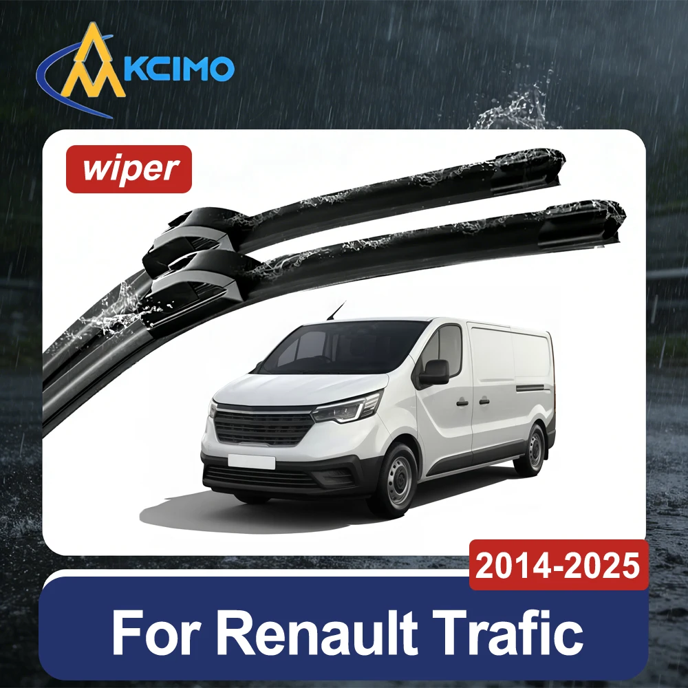 Windshield Wipers Pack of 2 For Renault Trafic X82 2014-2025 Premium All-Season Rubber Front Wiper Blade Set Perfect Fit
Windshield Wipers Pack of 2 For Renault Trafic X82 2014-2025 Premium All-Season Rubber Front Wiper Blade Set Perfect Fit
