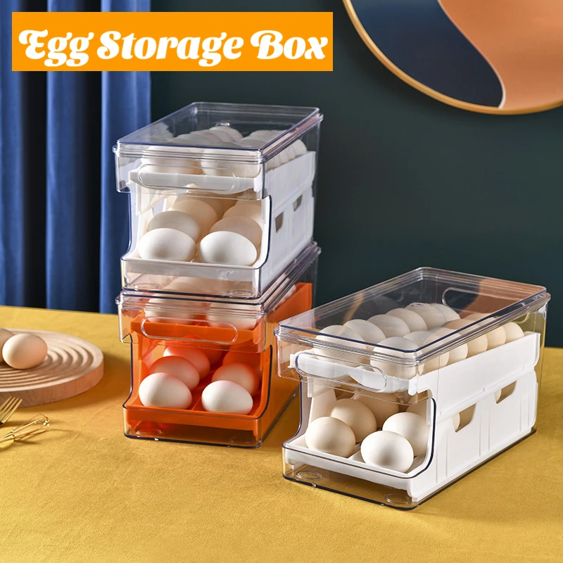 Double Layer Rolling Egg Storage Box Auto Refill Food Grade Refrigerator Egg Fresh Keeping Container
Double Layer Rolling Egg Storage Box Auto Refill Food Grade Refrigerator Egg Fresh Keeping Container