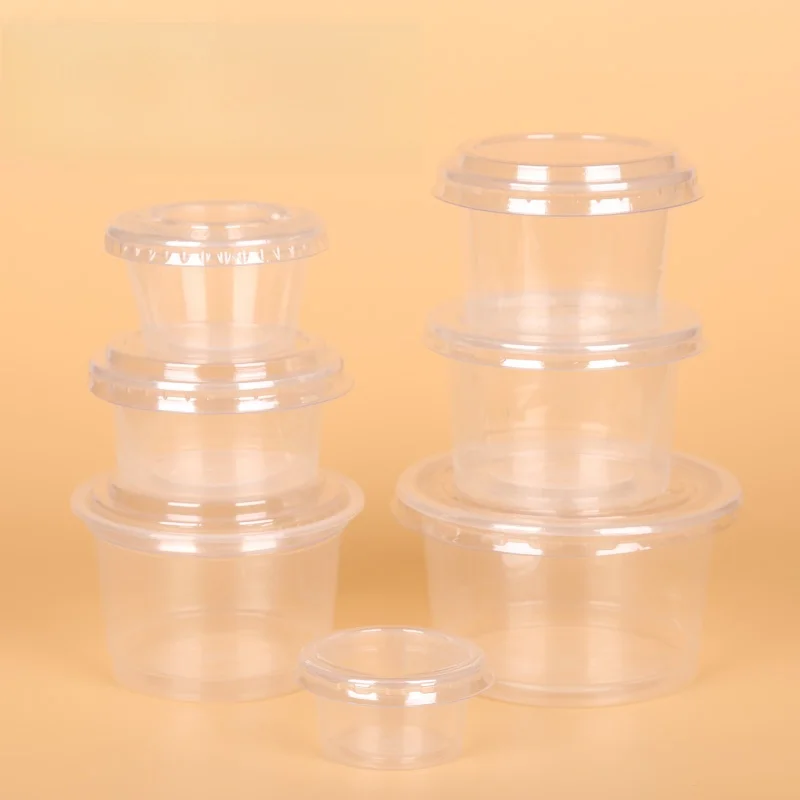 Disposable Sauce Cup 1An 2An 3An 4An 5An Yogurt Jelly Cup Double Skin Milk Turtle Cao Gan Bowl 100 Sets Plastic Tableware
Disposable Sauce Cup 1An 2An 3An 4An 5An Yogurt Jelly Cup Double Skin Milk Turtle Cao Gan Bowl 100 Sets Plastic Tableware
