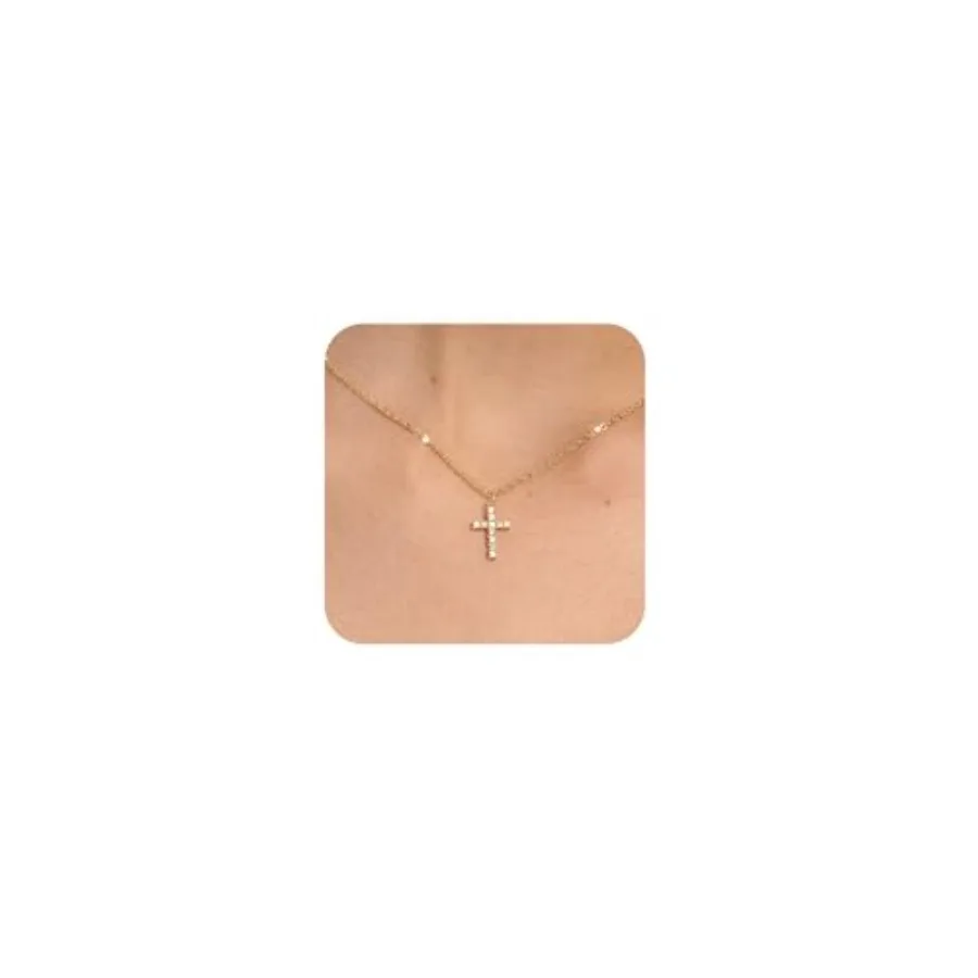 Cross Necklace for Women-Dainty Simple 14k Gold Plated/sterling silver Plated Cross Pendant Cute Necklaces Jewelry for Women
Cross Necklace for Women-Dainty Simple 14k Gold Plated/sterling silver Plated Cross Pendant Cute Necklaces Jewelry for Women