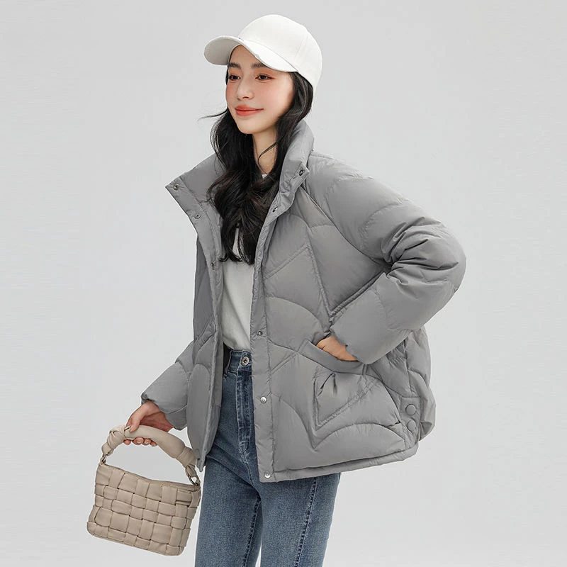 Winter Fashion Stand Collar Down Coat Women Jacket Windproof Thick Warm Short Puffer Coat White Duck Female Snow Overcoat B29
Winter Fashion Stand Collar Down Coat Women Jacket Windproof Thick Warm Short Puffer Coat White Duck Female Snow Overcoat B29