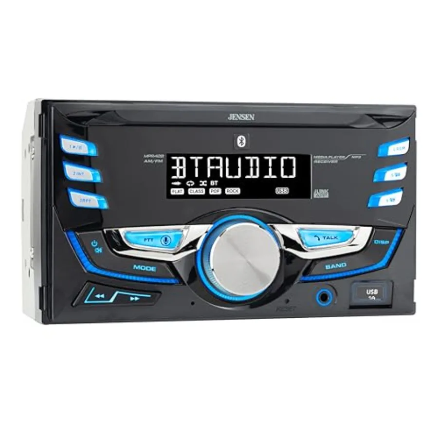 Car stereo for vehicle use, LCD display, black, 7-character display with Bluetooth hands-free calling, music streaming, push-to
Car stereo for vehicle use, LCD display, black, 7-character display with Bluetooth hands-free calling, music streaming, push-to
