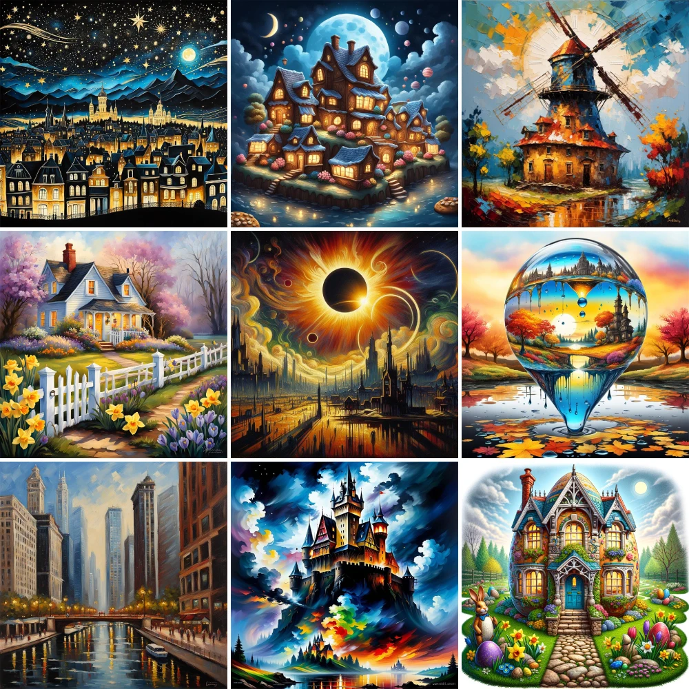 Landscape Beautiful Nature Pre-Printed Cross Stitch Kit DIY Embroidery Handmade Handicraft Sewing Handiwork Design Sales Counted
Landscape Beautiful Nature Pre-Printed Cross Stitch Kit DIY Embroidery Handmade Handicraft Sewing Handiwork Design Sales Counted