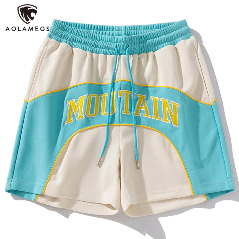 Men Sport Shorts Letters Embroideried Splicing Training Sweatpants Baggy Basketball Joggers Hip Hop Retro Summer Short Pants
Men Sport Shorts Letters Embroideried Splicing Training Sweatpants Baggy Basketball Joggers Hip Hop Retro Summer Short Pants