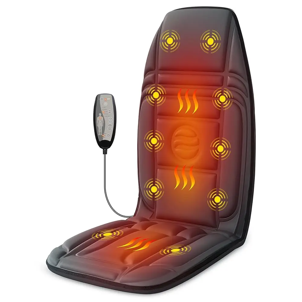 Vibration Ba Massager With Heat, Massage Chair Pad With 10 Vibration Motors & 2 Heating Levels, Chair Massager For Recliner,
Vibration Ba Massager With Heat, Massage Chair Pad With 10 Vibration Motors & 2 Heating Levels, Chair Massager For Recliner,