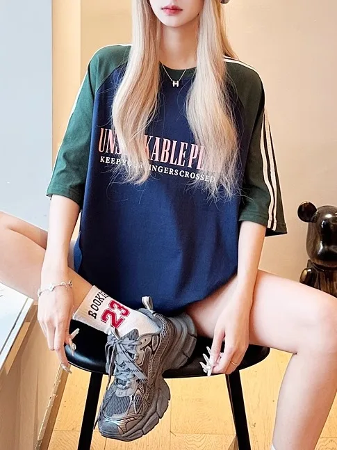 Loose ort Sve Women's T-irt 2025 New plus Size Trendy Brand Summer European Print f Sve Top Comfortable Cotton B...
Loose ort Sve Women's T-irt 2025 New plus Size Trendy Brand Summer European Print f Sve Top Comfortable Cotton B...