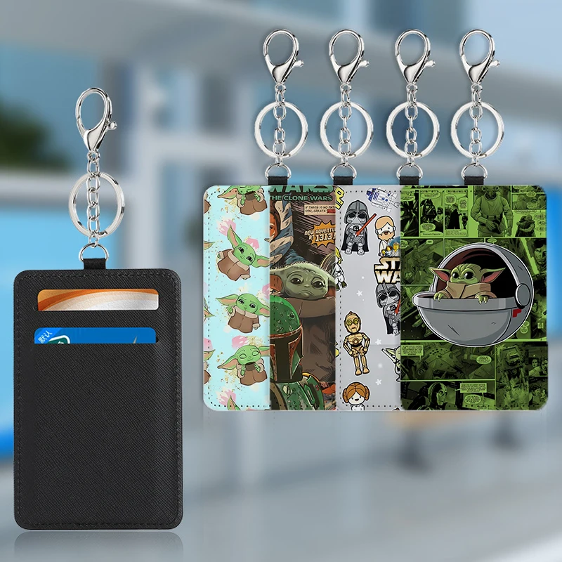 Star Wars Yoda Portable Transportation ID Card Holder Keychain Cartoon Anime Travel Backpack Bag Card Holders Keychains Wallet
Star Wars Yoda Portable Transportation ID Card Holder Keychain Cartoon Anime Travel Backpack Bag Card Holders Keychains Wallet