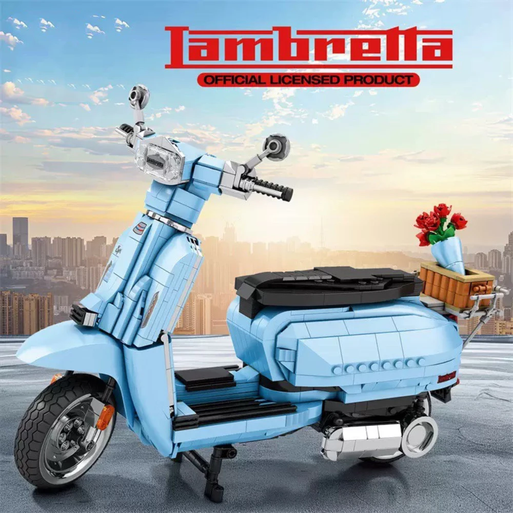 NEW Technical Roman Holiday 125 Famous Motorcycle City V200 MOTO Assembled Building Blocks Brick Model Toy Adult Gift Decor
NEW Technical Roman Holiday 125 Famous Motorcycle City V200 MOTO Assembled Building Blocks Brick Model Toy Adult Gift Decor