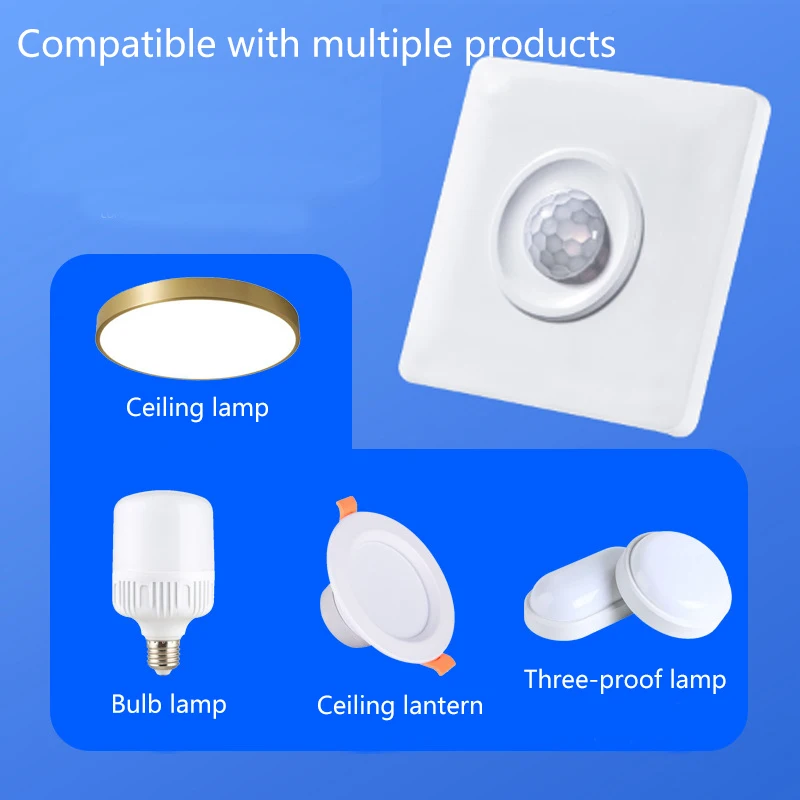 86-Type Infrared Human Body Sensor Switch for Corridor Hotel Visitor Light Intelligent Sensor Module Embedded
86-Type Infrared Human Body Sensor Switch for Corridor Hotel Visitor Light Intelligent Sensor Module Embedded