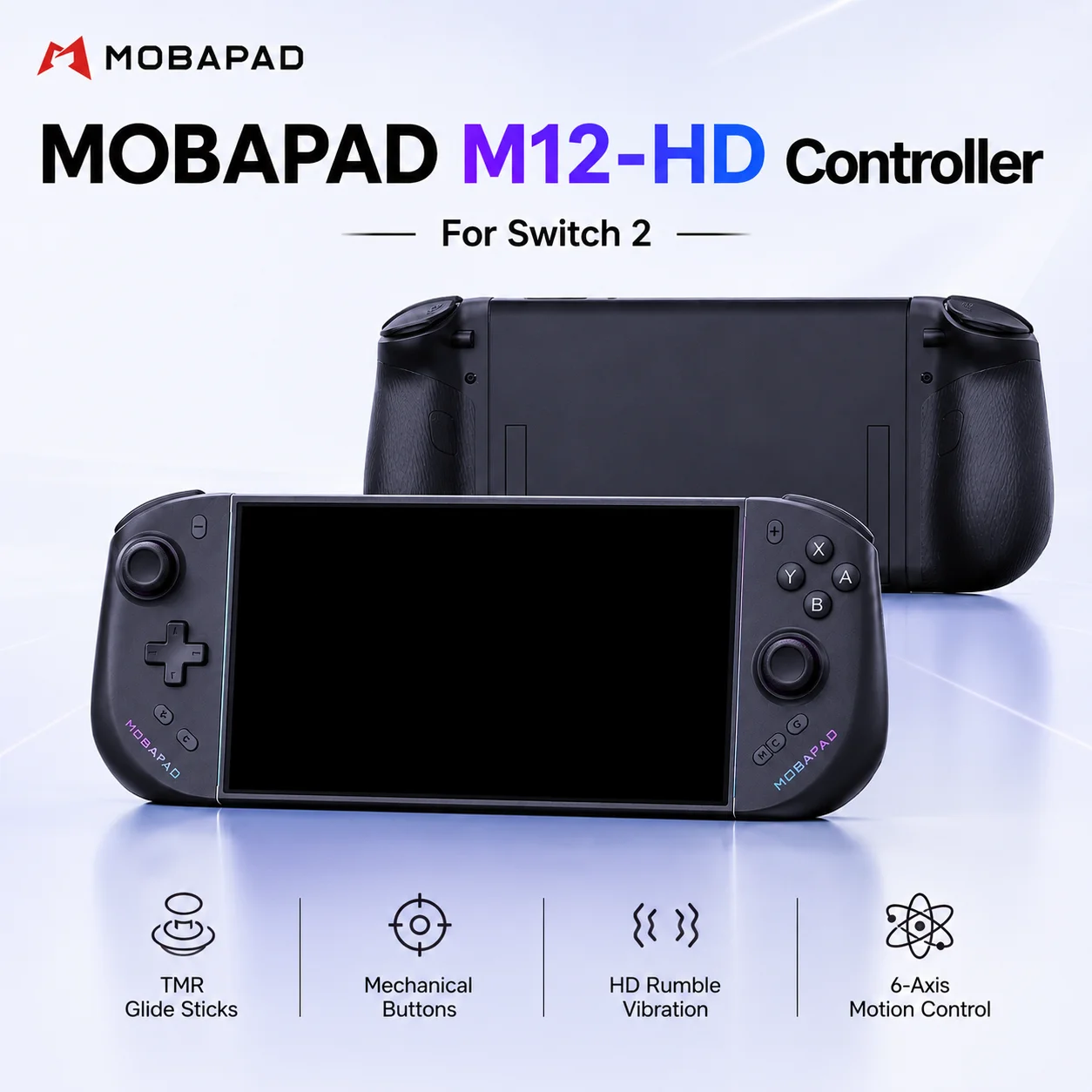 MOBAPAD M12 HD Gaming Controller for Nintendo Switch 2 Console with TMR Sticks, Mechanical Buttons, HD Rumble Joypad for Switch2
MOBAPAD M12 HD Gaming Controller for Nintendo Switch 2 Console with TMR Sticks, Mechanical Buttons, HD Rumble Joypad for Switch2