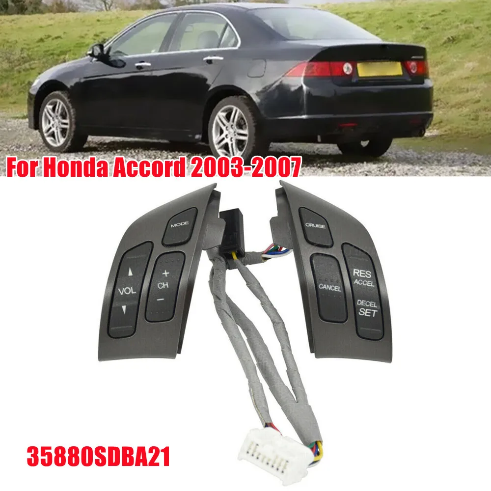 For Honda Accord 2003-2007 Odyssey 2005-2010 Car Steering Wheel Panel Control Switch Buttons Car Accessories ABS 35880SDBA21
For Honda Accord 2003-2007 Odyssey 2005-2010 Car Steering Wheel Panel Control Switch Buttons Car Accessories ABS 35880SDBA21