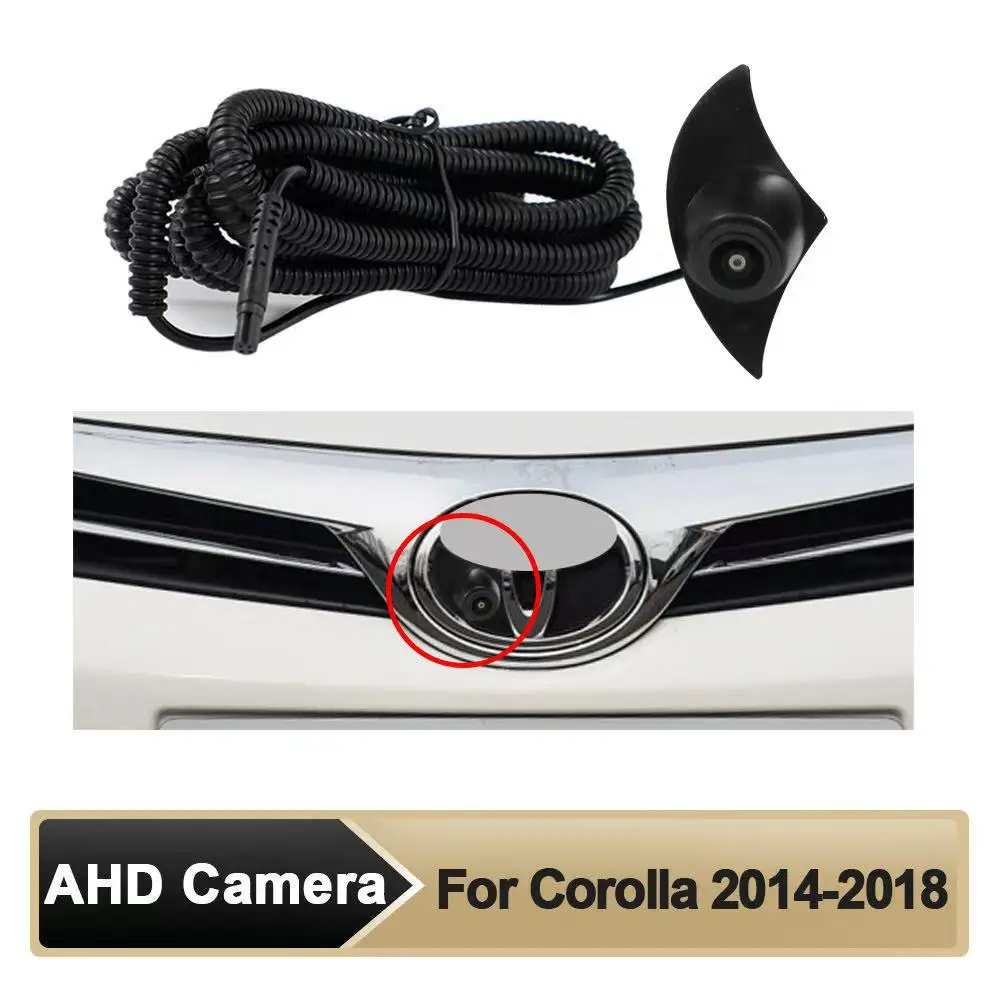 Для Toyota Corolla E170 E180 2014 2015 2016 2017 2018 2019 передняя камера с логотипом «рыбий глаз» объектив AHD автомобильная парковочная камера
Для Toyota Corolla E170 E180 2014 2015 2016 2017 2018 2019 передняя камера с логотипом «рыбий глаз» объектив AHD автомобильная парковочная камера
