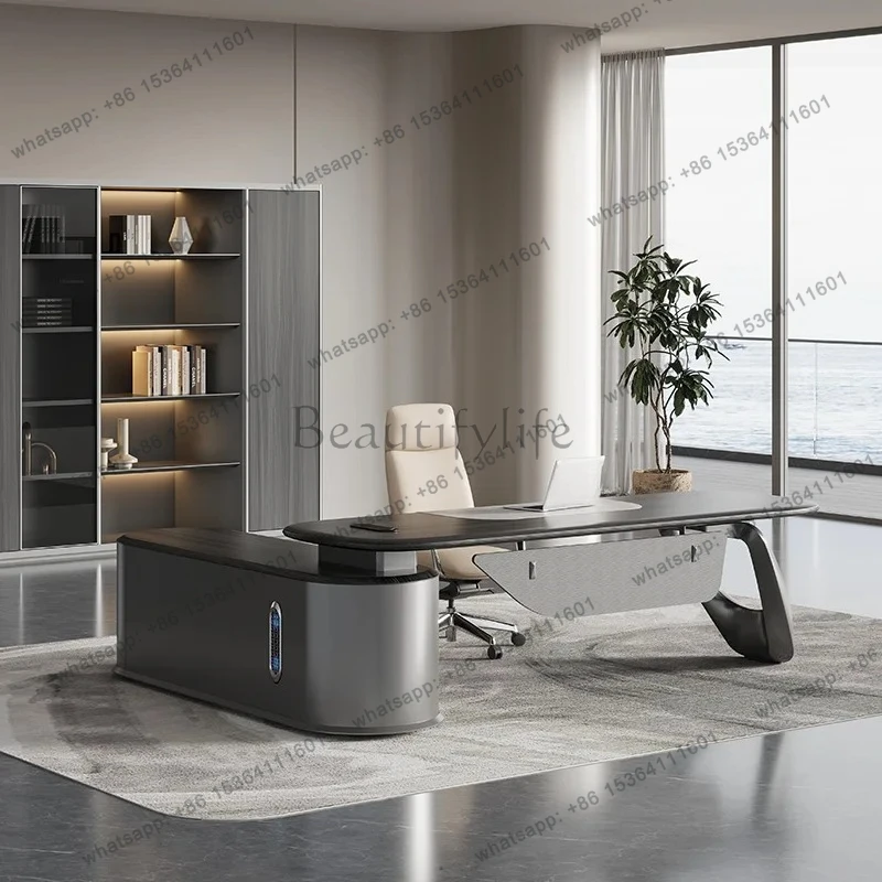 Modern Office Office Furniture L-shaped Executive Luxury Boss Desk Office Desk
Modern Office Office Furniture L-shaped Executive Luxury Boss Desk Office Desk
