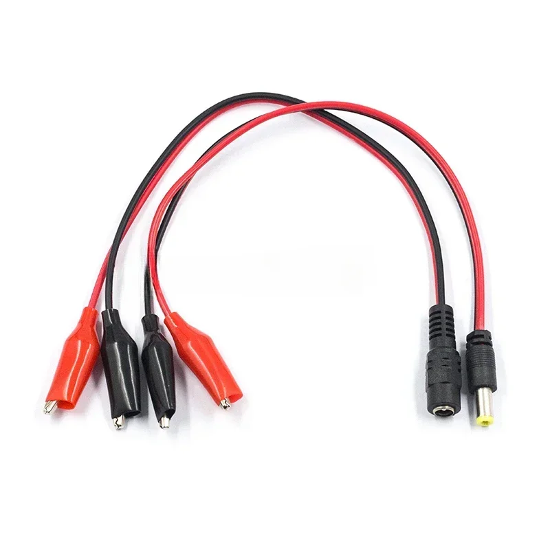 1/10/50Pcs/lot DC5.5*2.1mm Male/Female Jack Connector Alligator Clips Crocodile Wire Power Cable To 2 Alligator Clip Connected
1/10/50Pcs/lot DC5.5*2.1mm Male/Female Jack Connector Alligator Clips Crocodile Wire Power Cable To 2 Alligator Clip Connected
