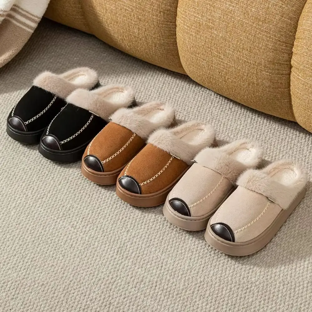 Thick Sole Furry Thermal Slipper Fluffy Anti-skid Plush Warm Slippers Couple Home Slippers Homewear Shoes Winter Indoor Slippers
Thick Sole Furry Thermal Slipper Fluffy Anti-skid Plush Warm Slippers Couple Home Slippers Homewear Shoes Winter Indoor Slippers