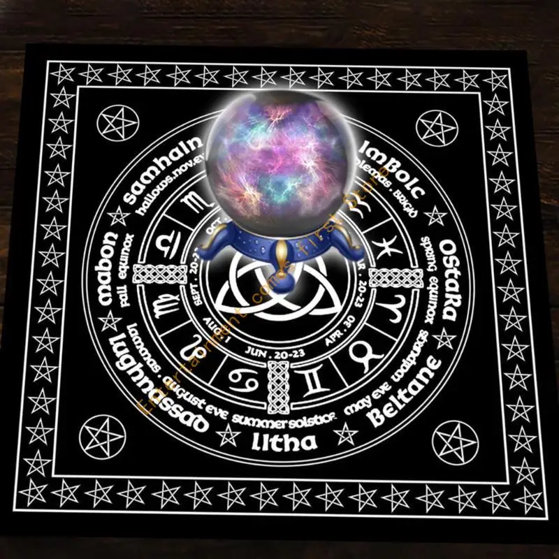 50x50/60x60/75x75cm Tarot Tablecloth Mat Divinations Board Game Oracles Card Pad 55KD
50x50/60x60/75x75cm Tarot Tablecloth Mat Divinations Board Game Oracles Card Pad 55KD
