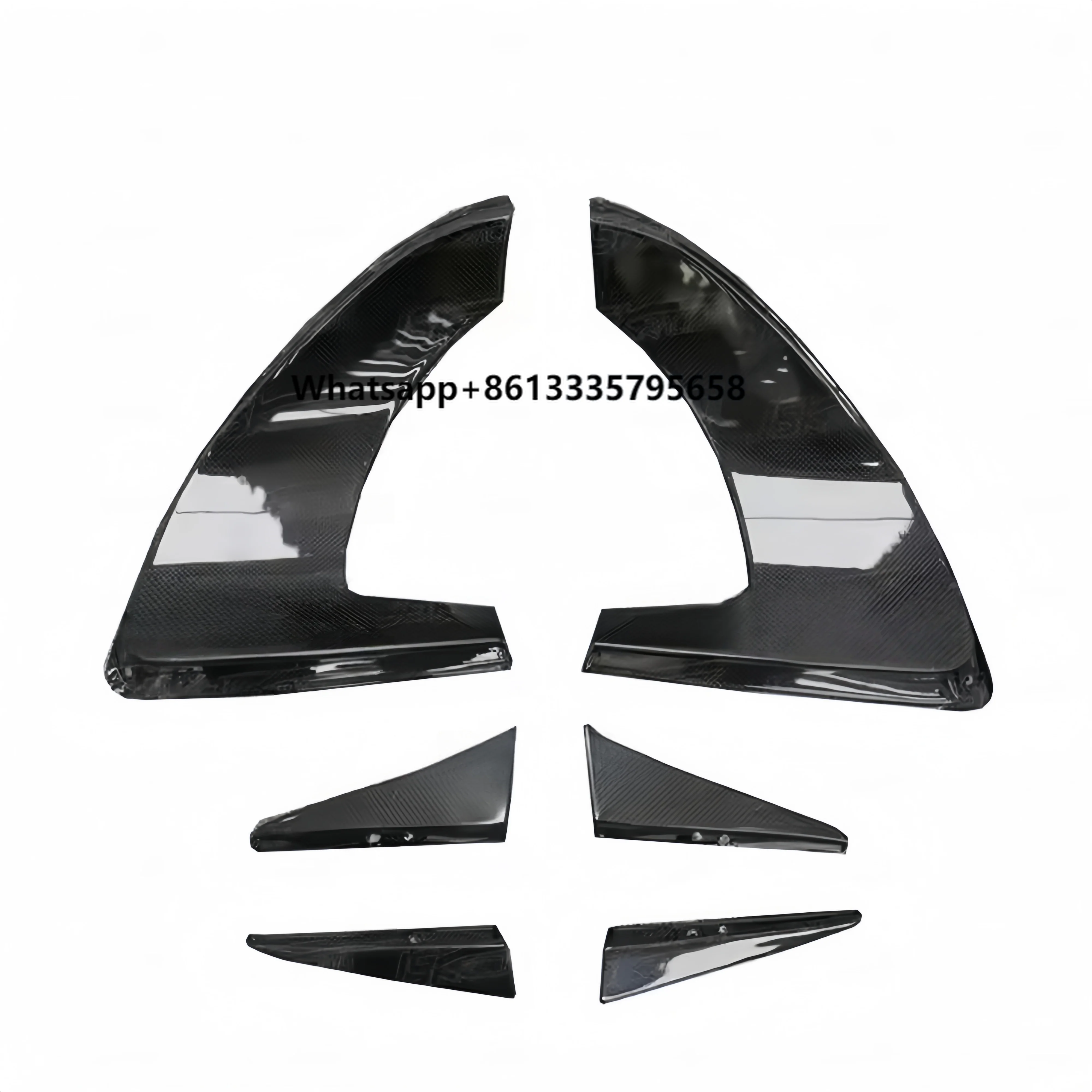 Modified BFA Style High-quality Dry Carbon Fiber Rear Fender air Vent Body Decoration Suitable for Ferrari 296
Modified BFA Style High-quality Dry Carbon Fiber Rear Fender air Vent Body Decoration Suitable for Ferrari 296