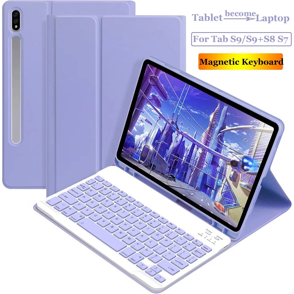 Magentic Keyboard Case for Samsung Galaxy Tab S9 Plus 2023 12.4 S9 11 S7 S8 Plus S8 S7 FE 12.4inch A8 10.5 A7 10.4 S6 Lite Case
Magentic Keyboard Case for Samsung Galaxy Tab S9 Plus 2023 12.4 S9 11 S7 S8 Plus S8 S7 FE 12.4inch A8 10.5 A7 10.4 S6 Lite Case