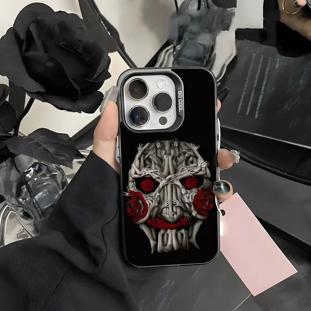 Scary S-Saw Killer Phone Case For iPhone 16 15 14 13 12 11 Pro Max Grey Black Matte Laser Metallic Aurora Funda
Scary S-Saw Killer Phone Case For iPhone 16 15 14 13 12 11 Pro Max Grey Black Matte Laser Metallic Aurora Funda
