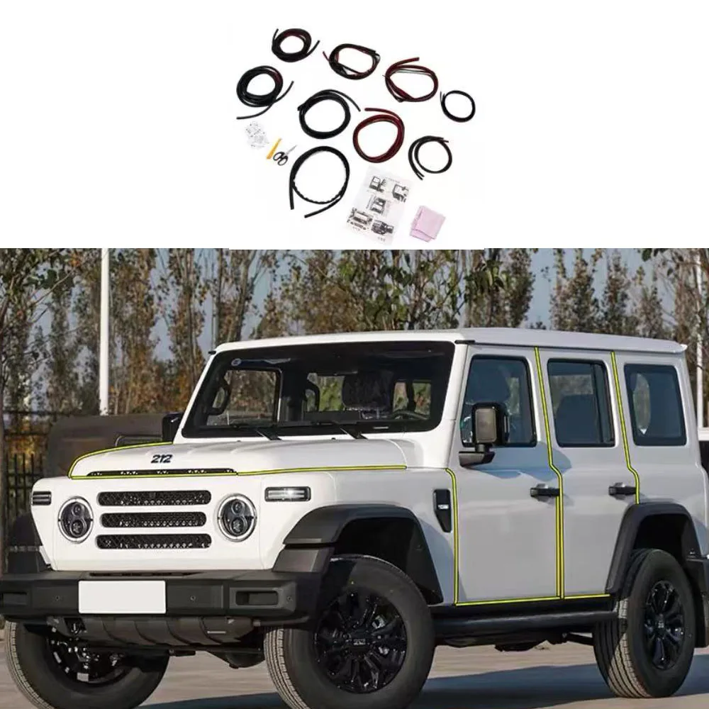 For BAIC 212 T01 2024 - 2026 Door Sound Insulation Strip Dust And Noise Reduction Modification BAIC 212 Interior Accessories
For BAIC 212 T01 2024 - 2026 Door Sound Insulation Strip Dust And Noise Reduction Modification BAIC 212 Interior Accessories 