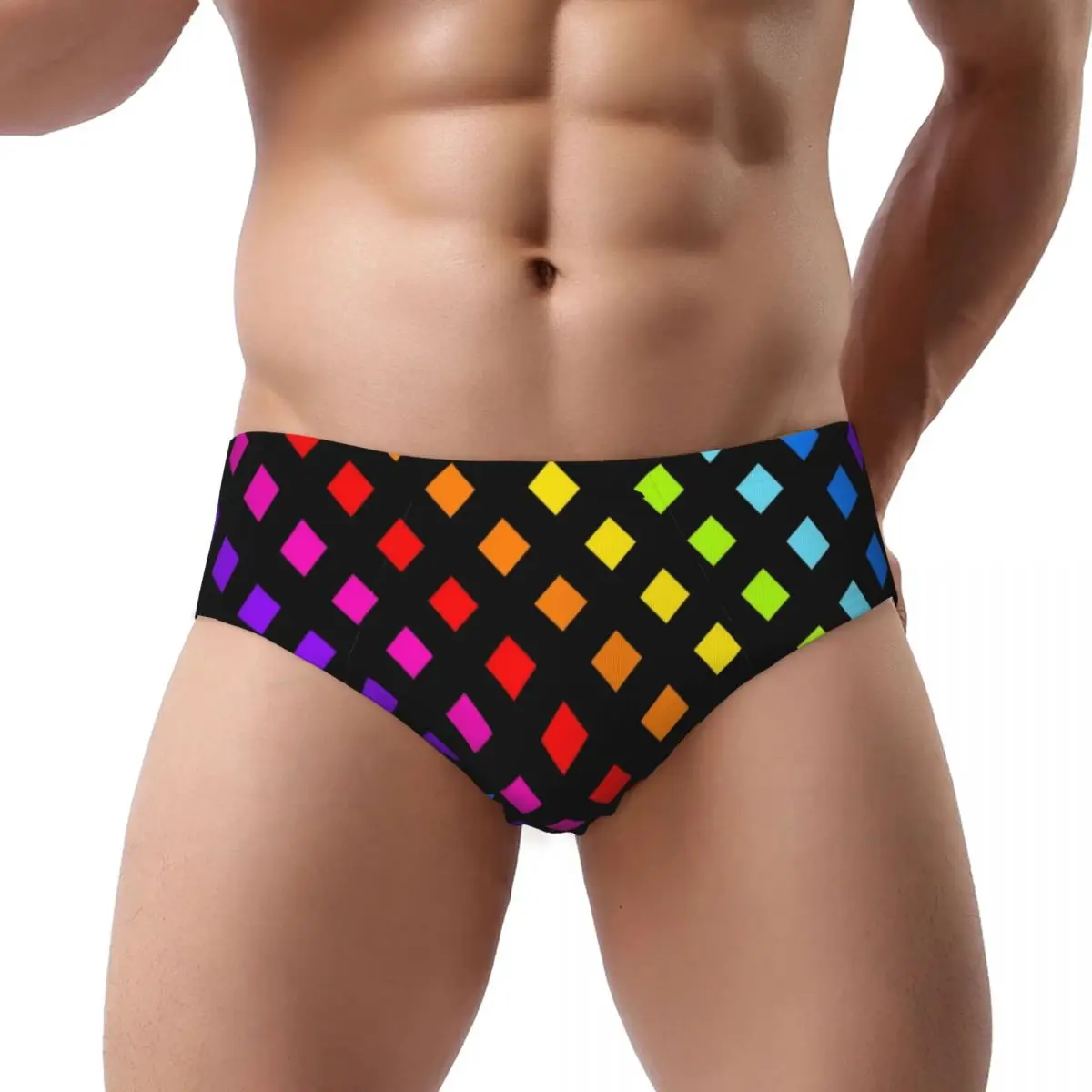 Custom Men Rainbow Checkers Checkered Men Brief Panties Male Soft Underwear Underpants
Custom Men Rainbow Checkers Checkered Men Brief Panties Male Soft Underwear Underpants
