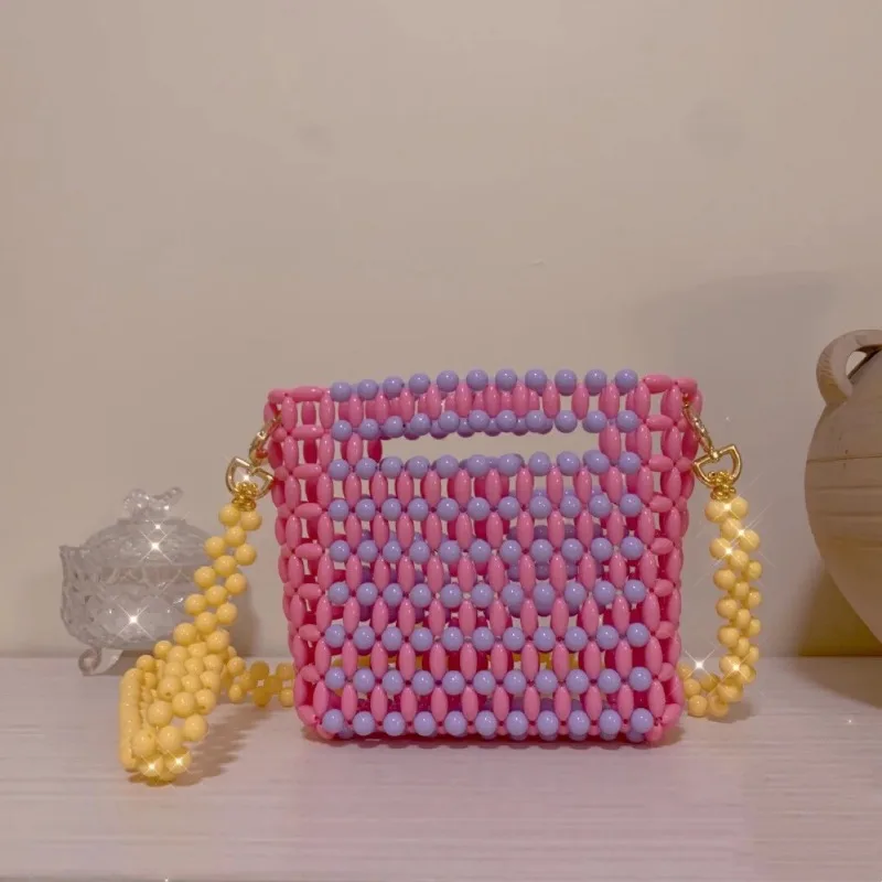 Beaded Bag for Vacation Leisure Style Fashion Girl Student Messenger Handmade Vintage Beach Handbags Ladies Gift Dinner Party
Beaded Bag for Vacation Leisure Style Fashion Girl Student Messenger Handmade Vintage Beach Handbags Ladies Gift Dinner Party