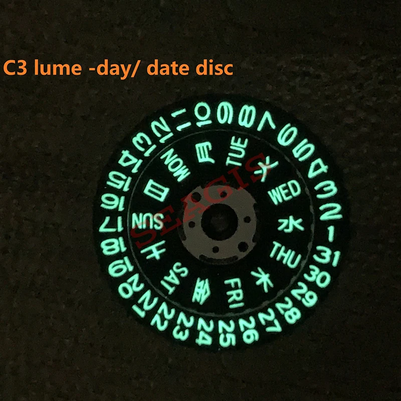 Dsic NH35/36A Day/ Date Wheel Disc BGW9 /C3 Lume
Dsic NH35/36A Day/ Date Wheel Disc BGW9 /C3 Lume