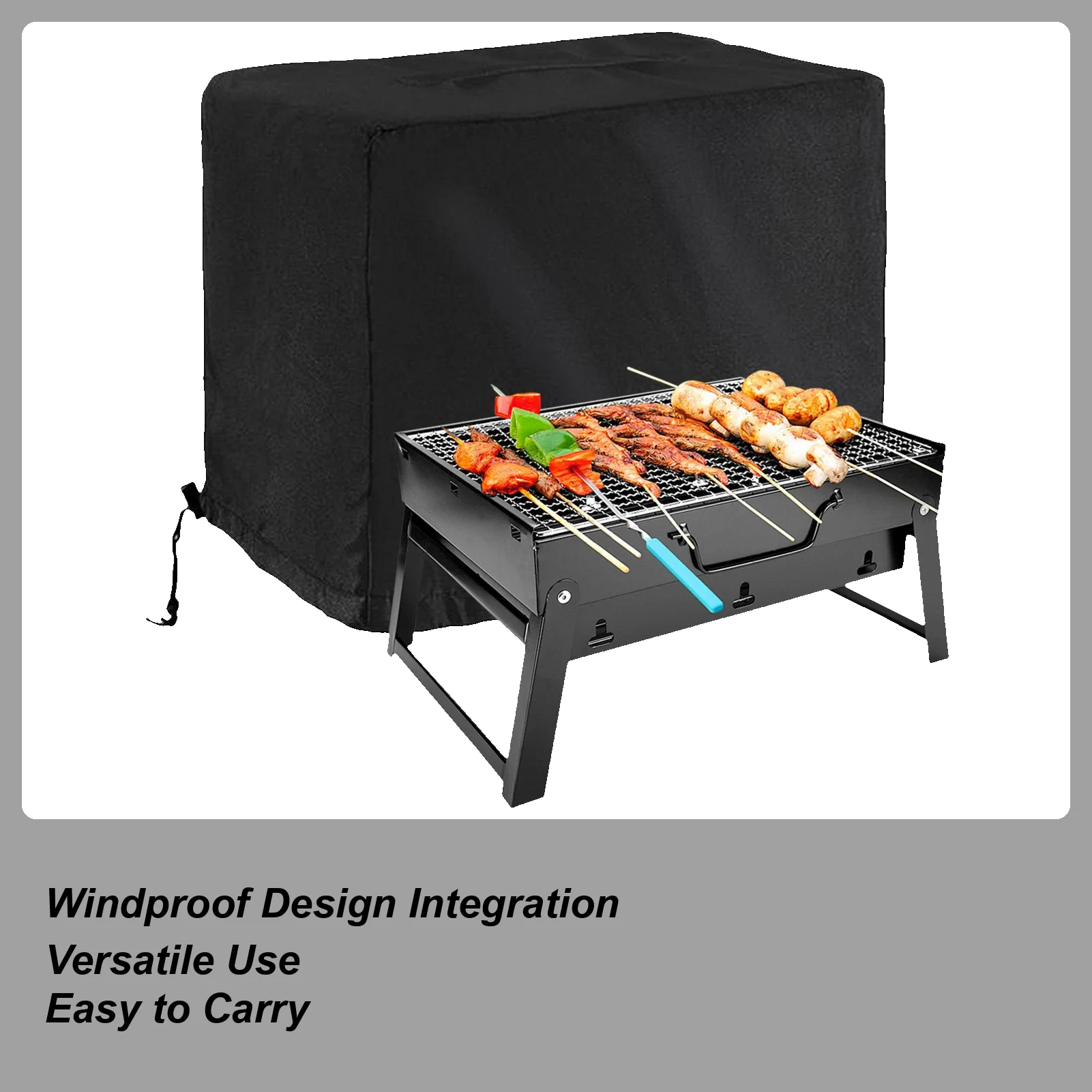 Barbecue Grill Cover Waterproof Heavy Duty BBQ Guard Portable Anti-Uv Charcoal Grill Cover For Beach Kitchen Bar Backyard Party
Barbecue Grill Cover Waterproof Heavy Duty BBQ Guard Portable Anti-Uv Charcoal Grill Cover For Beach Kitchen Bar Backyard Party
