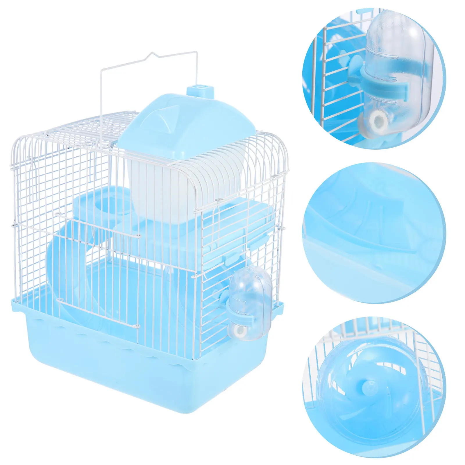 Small Pet Hide House Hamster Castle Double-Layer Hut for Hamsters Rats Guinea Pigs Chinchillas Comfortable Natural-Looking
Small Pet Hide House Hamster Castle Double-Layer Hut for Hamsters Rats Guinea Pigs Chinchillas Comfortable Natural-Looking