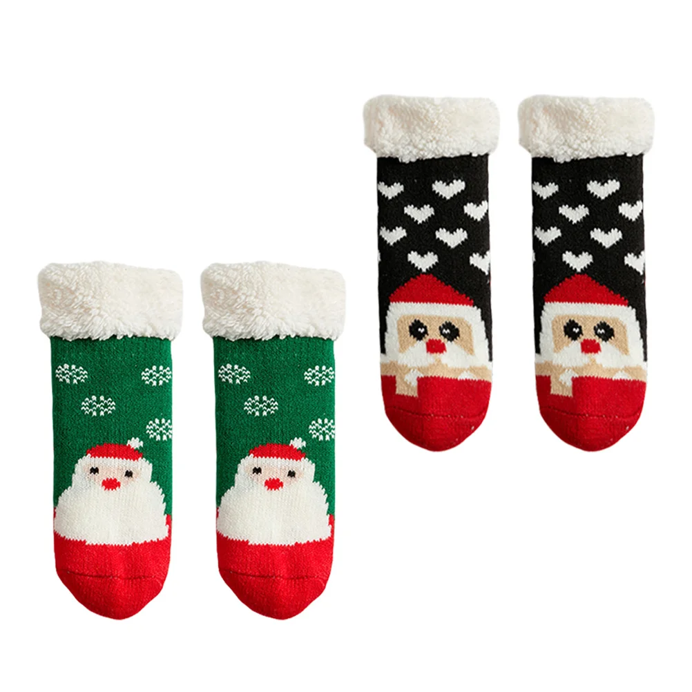 2pcs Baby Christmas Themed Thickened Floor For Toddlers Warm Non-Slip Kids Socks Xmas Indoor Kids Non-Slip Socks Gift
2pcs Baby Christmas Themed Thickened Floor For Toddlers Warm Non-Slip Kids Socks Xmas Indoor Kids Non-Slip Socks Gift