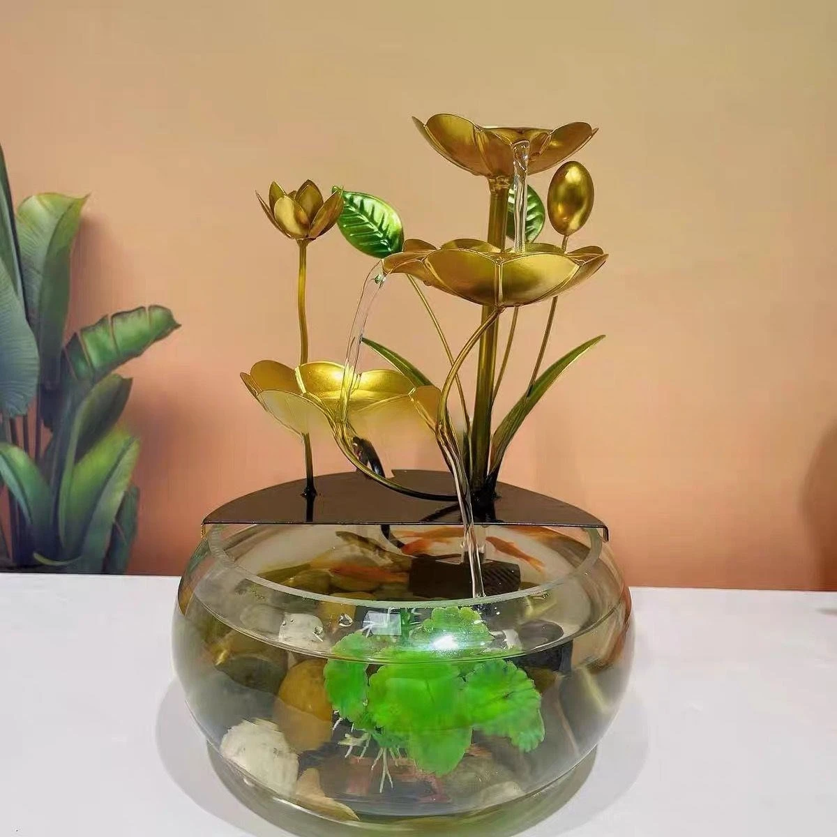 Creative ornaments, fish tank, living room, entrance TV cabinet, next to the flowing water to make money, fountain desktop humid
Creative ornaments, fish tank, living room, entrance TV cabinet, next to the flowing water to make money, fountain desktop humid