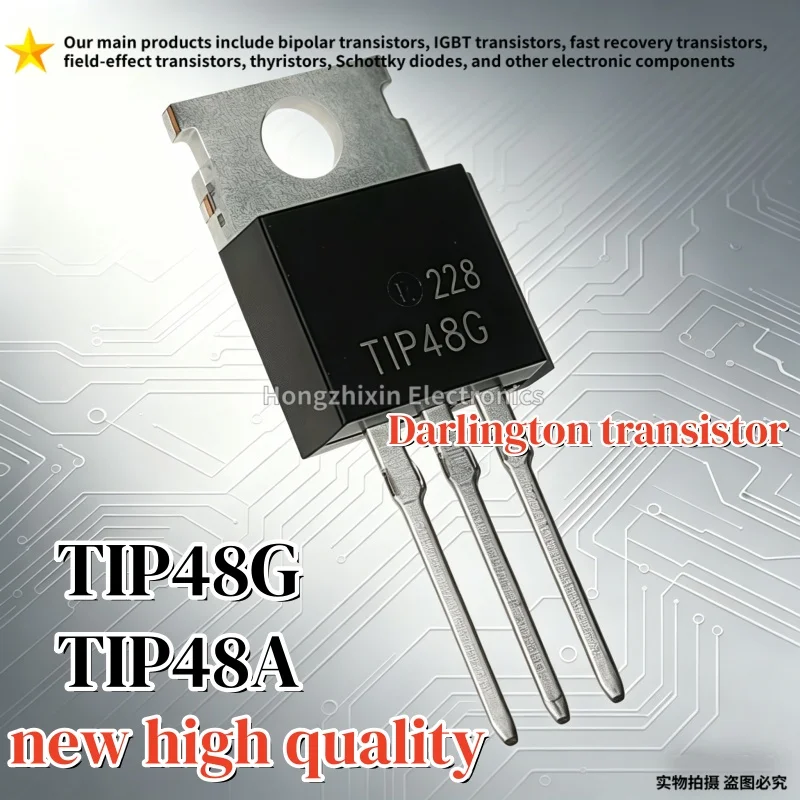 10PCS Brand new quality TIP48G TIP48A Power transistor TIP48 NPN transistor in stock TO-220
10PCS Brand new quality TIP48G TIP48A Power transistor TIP48 NPN transistor in stock TO-220