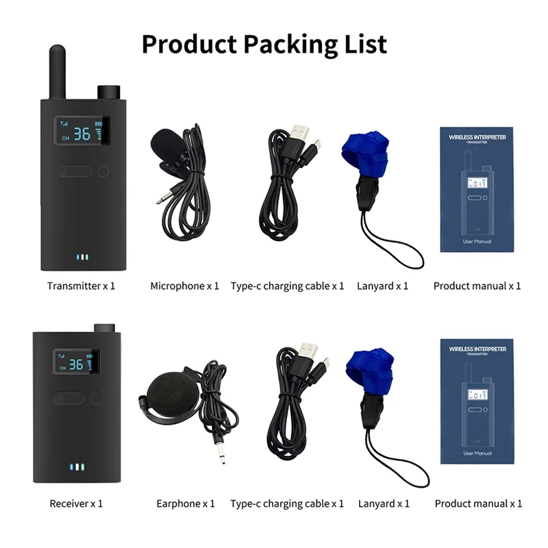 Ingenious-2.4G Wireless Tour Guide System With Microphone Portable For Church Museum Conference
Ingenious-2.4G Wireless Tour Guide System With Microphone Portable For Church Museum Conference