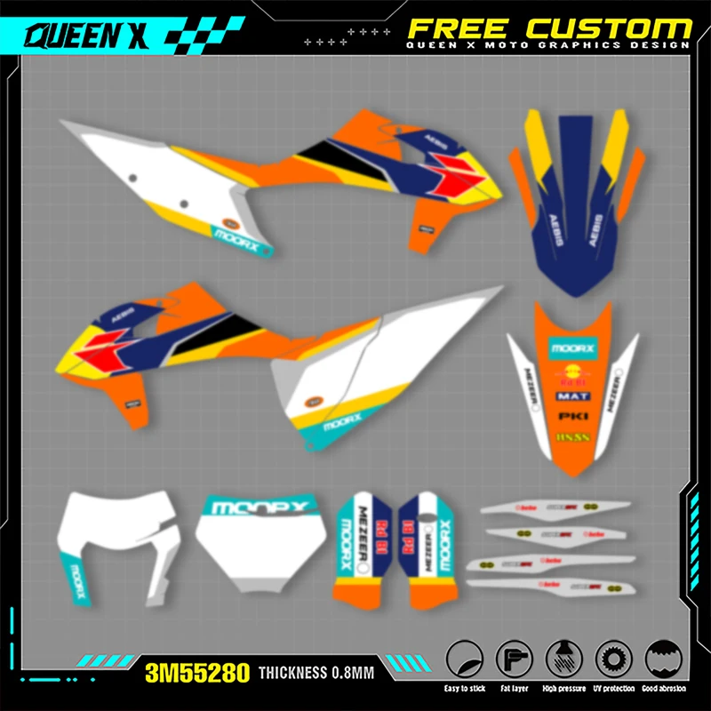 Полная графика QUEEN X MOTO для KTM SX SXF 2019 2020 2021 2022 EXC XCW 2020 2021 2022 2023 наклейка на мотоцикл
Полная графика QUEEN X MOTO для KTM SX SXF 2019 2020 2021 2022 EXC XCW 2020 2021 2022 2023 наклейка на мотоцикл