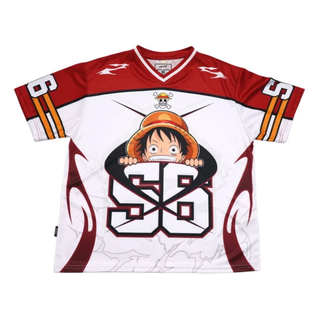 Бандай Чиби Луффи # Футболка-джерси с аниме-принтом по всей поверхности, для взрослых и детей, спортивная, с V-образным вырезом, летняя, быстросохнущая, мягкая, легкая
Бандай Чиби Луффи # Футболка-джерси с аниме-принтом по всей поверхности, для взрослых и детей, спортивная, с V-образным вырезом, летняя, быстросохнущая, мягкая, легкая