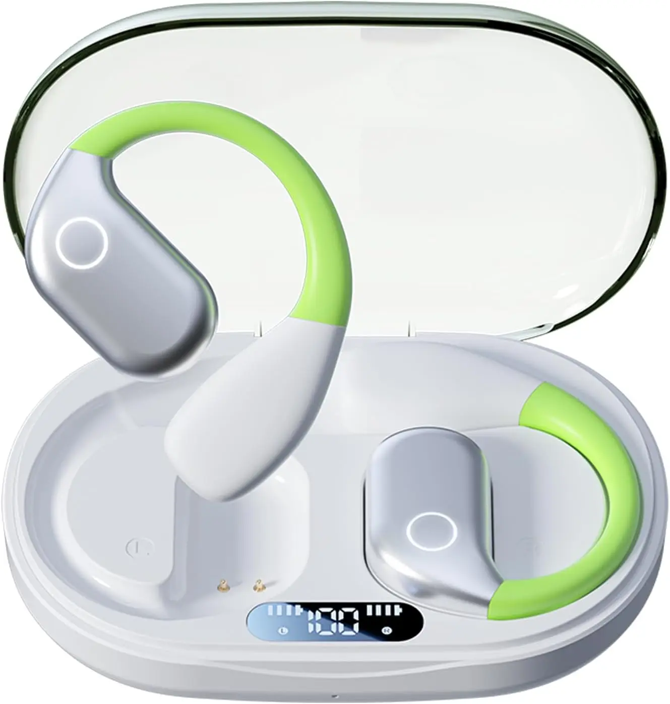 Open Ear Earclip Bluetooth 5.4 Earbuds, Wireless Sport Headphones, OWS Air Conduction, Waterproof, Stereo Earphones for Running
Open Ear Earclip Bluetooth 5.4 Earbuds, Wireless Sport Headphones, OWS Air Conduction, Waterproof, Stereo Earphones for Running