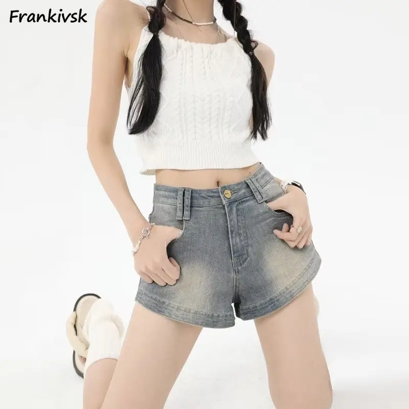 Shorts Women Fashion Chic Simple All-match European Style Distressed Denim Trousers High Street Harajuku Hotsweet Summer Daily
Shorts Women Fashion Chic Simple All-match European Style Distressed Denim Trousers High Street Harajuku Hotsweet Summer Daily