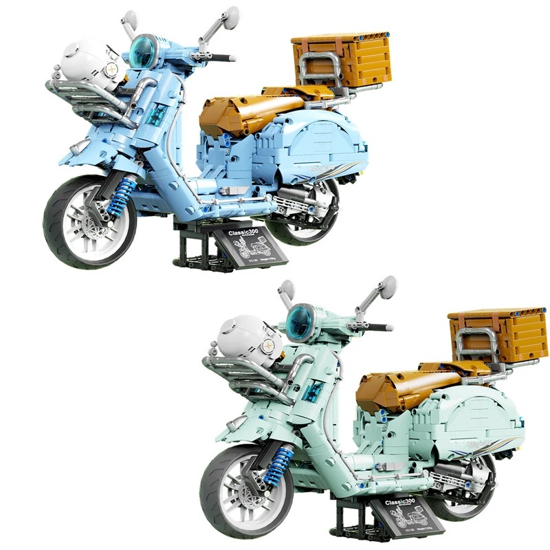 New 1828pcs Technical 1:5 Motorcycle Building Blocks Model MOC Creative Bike Bricks Toys for Children Christmas Gift Set
New 1828pcs Technical 1:5 Motorcycle Building Blocks Model MOC Creative Bike Bricks Toys for Children Christmas Gift Set