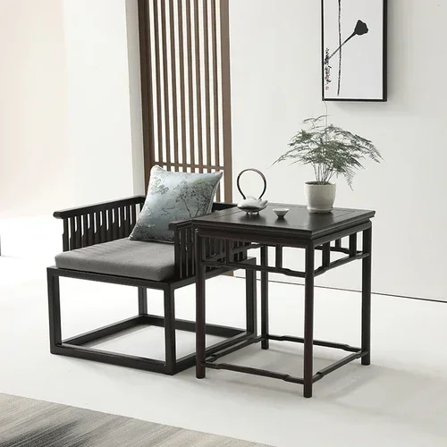 Modern Chinese Zen style antique hotel sofa, solid wood round back armchair, three piece set of study chairs
Modern Chinese Zen style antique hotel sofa, solid wood round back armchair, three piece set of study chairs