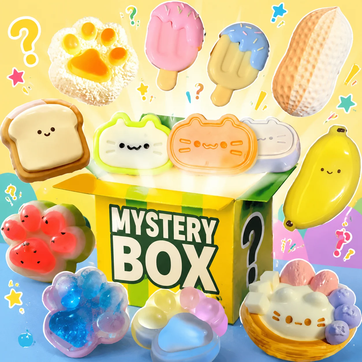 2026 Holiday Mysterious Blind Box Multicolor Jelly Cube Ice Pop Fidget Toys Soft Hand Squeeze Anti Anxiety Toys
2026 Holiday Mysterious Blind Box Multicolor Jelly Cube Ice Pop Fidget Toys Soft Hand Squeeze Anti Anxiety Toys