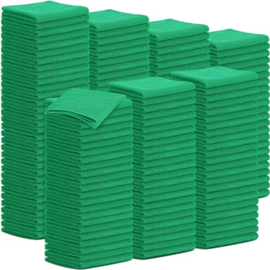 100 Pack 12'' x 12'' Microfiber Cleaning Cloths Reusable Cleaning Rags Bulk Microfiber Towels Softer Highly Absorbent Washcloth
100 Pack 12'' x 12'' Microfiber Cleaning Cloths Reusable Cleaning Rags Bulk Microfiber Towels Softer Highly Absorbent Washcloth