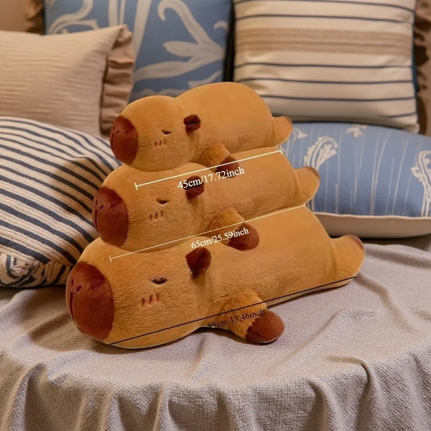 Kawaii Capybara Plush Toy Stuffed Capibara Fluffy Doll Long Sleep Soft Pillow Sofa Cushion Nap Sleeping Toys for School Xmas
Kawaii Capybara Plush Toy Stuffed Capibara Fluffy Doll Long Sleep Soft Pillow Sofa Cushion Nap Sleeping Toys for School Xmas
