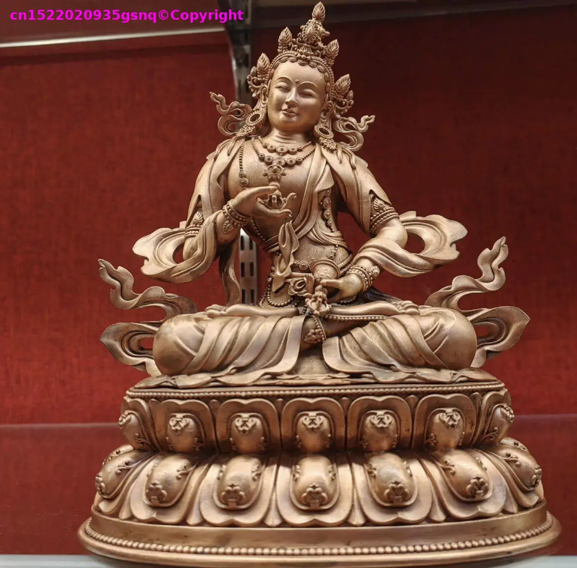Copper figure of the Buddha Nepal tibet mahayana Buddhist believers offer sacrifices worship Vajrasattva Vajrayana Bodhisattva
Copper figure of the Buddha Nepal tibet mahayana Buddhist believers offer sacrifices worship Vajrasattva Vajrayana Bodhisattva