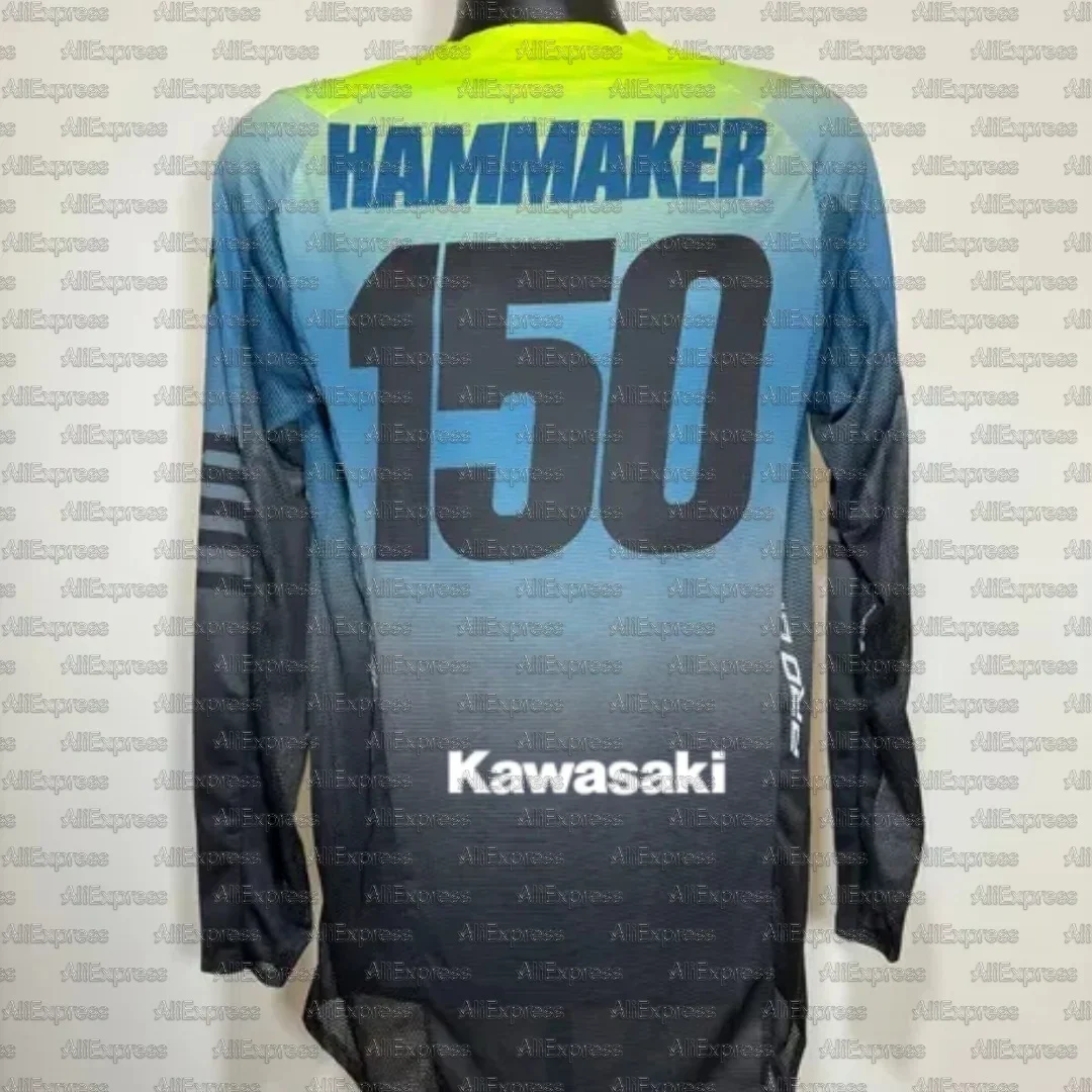 Kawasaki Motorcycle Racing Team Long Sleeve T-shirt Seth Hammaker #150 Jersey Quick Drying 3D Print Adult Sports Motorcycle Top
Kawasaki Motorcycle Racing Team Long Sleeve T-shirt Seth Hammaker #150 Jersey Quick Drying 3D Print Adult Sports Motorcycle Top